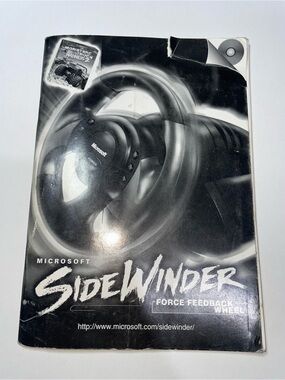 Microsoft SideWinder Force Feedback Wheel Instruction Manual Only